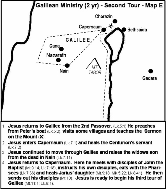 Jesus' Second Tour of Galilee